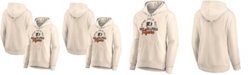 Fanatics Women's Cream Philadelphia Flyers Carry the Puck Pullover Hoodie Sweatshirt
